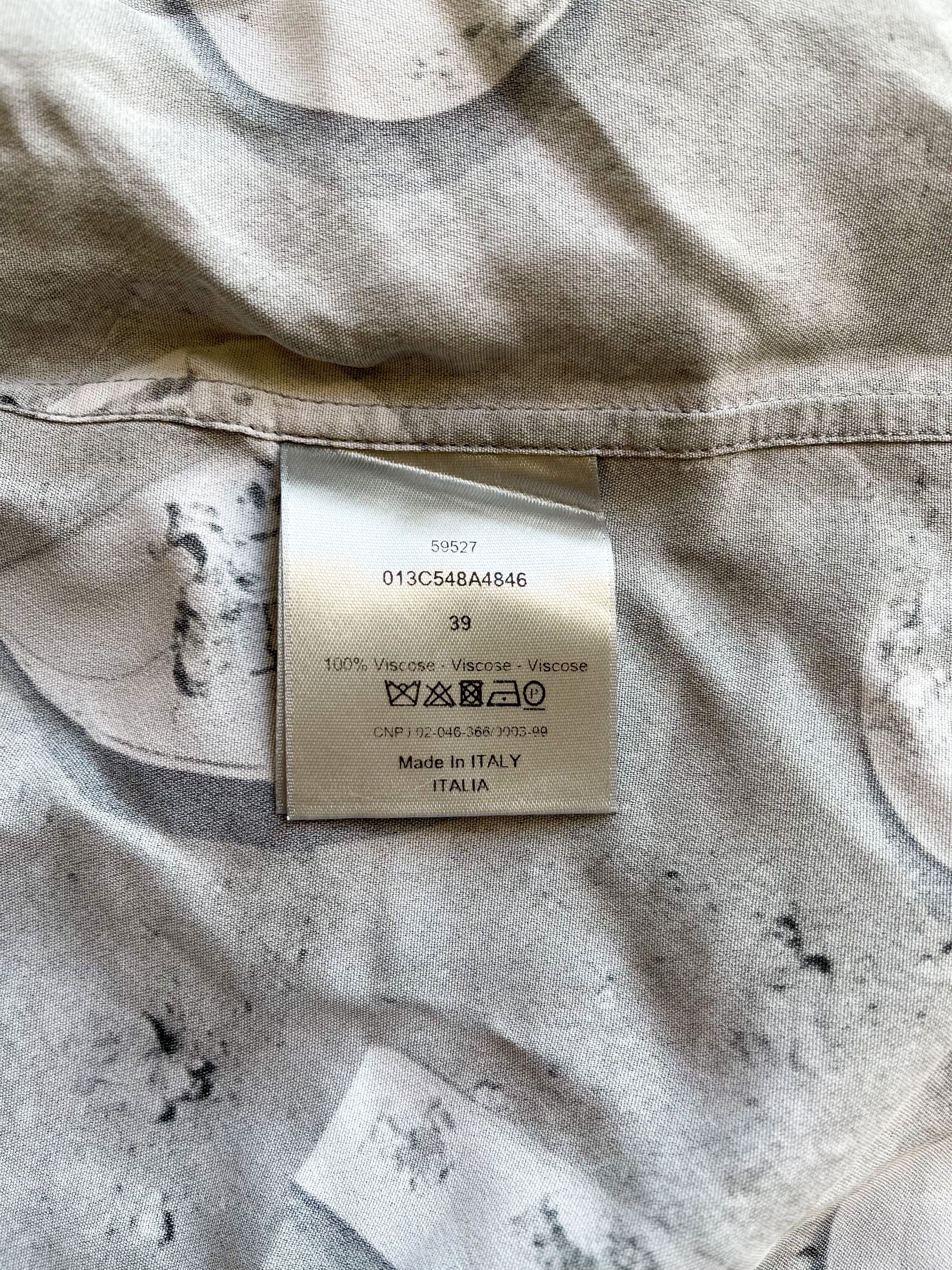 Dior Daniel Arsham Lunar Print Short Sleeve T-Shirt for Men - Limited Edition Fashion Tee for Casual Wear & Street Style Outfits