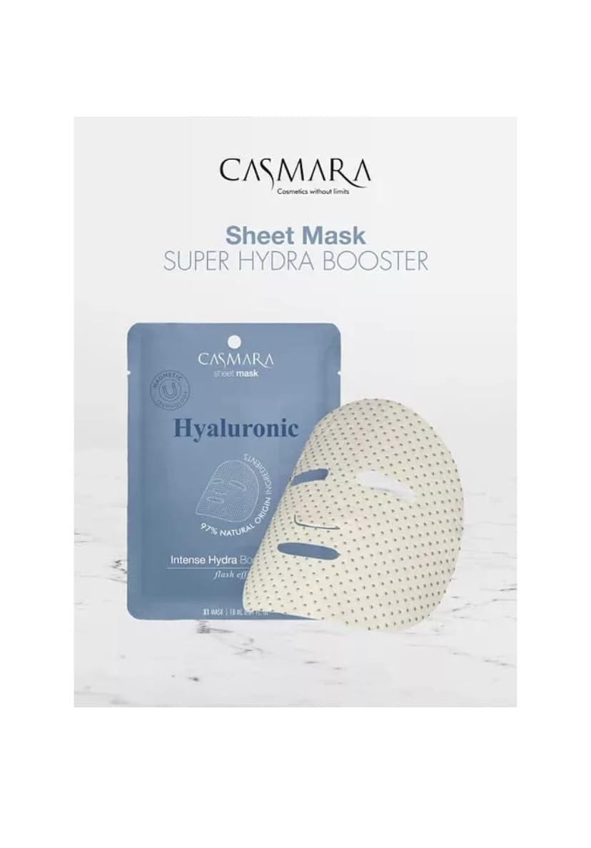 Casmara Hydrating Sheet Mask Mixed Box - 10 Pcs Facial Mask Set for Glowing Skin | Korean Skincare, Spa Night, Self Care & Gift Ideas