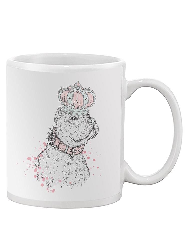 Cute Dog Crown Mug - Unisex Coffee Cup for Pet Lovers