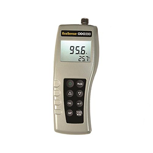 YSI ODO200 EcoSense Optical Dissolved Oxygen and Temperature Meter - Portable Water Quality Tester for Aquariums, Pools, and Environmental Monitoring