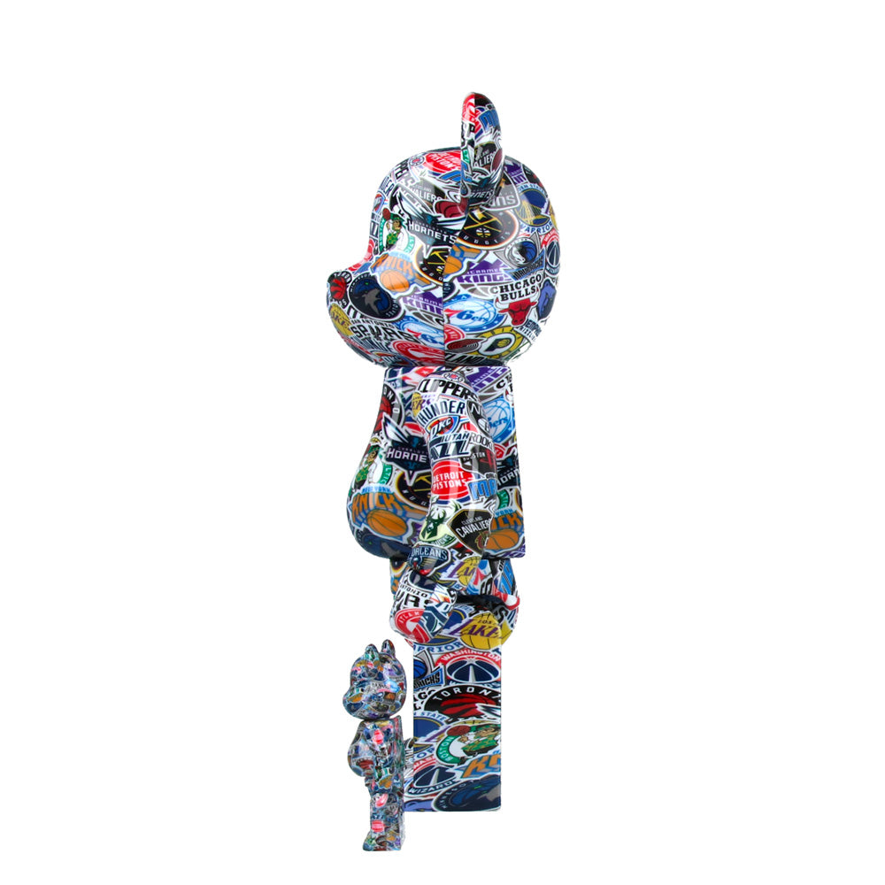400% & 100% Bearbrick NBA Collectible Figures - Limited Edition Vinyl Art Toys for Basketball Fans & Collectors | Perfect for Home Display, Office Decor, and Gift Giving