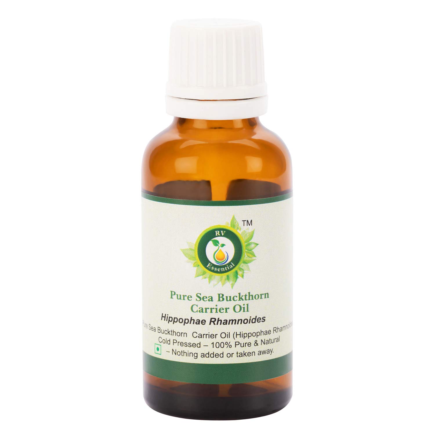 Pure Sea Buckthorn Carrier Oil 10ml - 100% Natural Cold Pressed Hippophae Rhamnoides Oil for Skin & Hair Care - Perfect for DIY Beauty, Massage & Aromatherapy