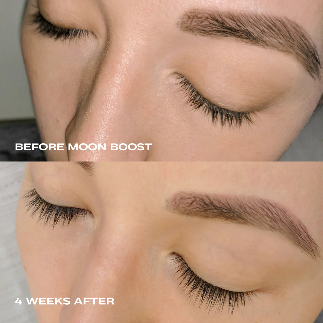 Moon Boost – Lash & Brow Growth Serum for Longer, Thicker Eyelashes & Eyebrows | Natural & Safe Formula for Daily Use at Home or Salon