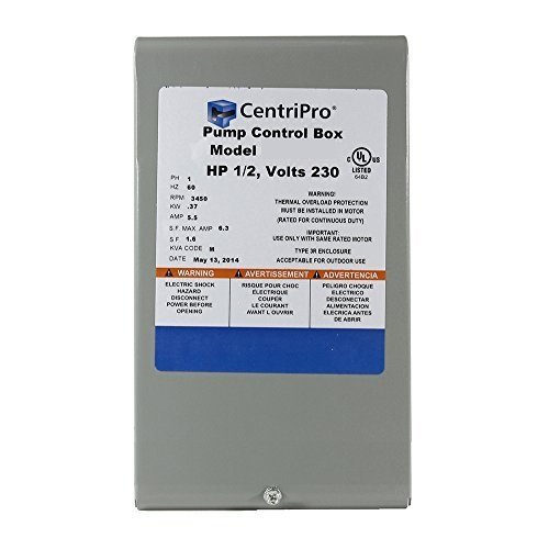 Goulds CB15412MC 1-1/2 HP Magnetic Contractor Control Box 230V Single Phase - Perfect for Well Pumps, Irrigation Systems & Water Transfer Applications