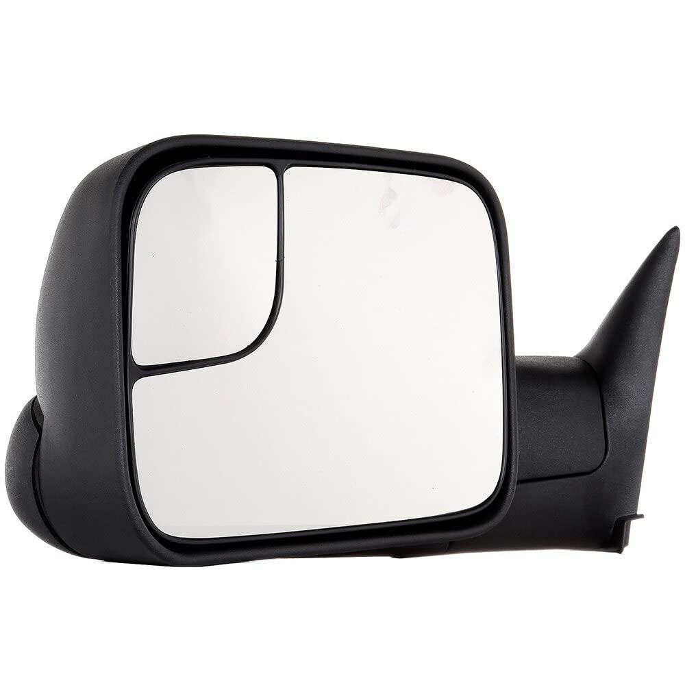 ECCPP Power Heated Towing Mirror for Dodge Ram 1500/2500/3500 (1998-2002) - Left Side Black Housing - Perfect for Towing, Camping & Off-Road Adventures