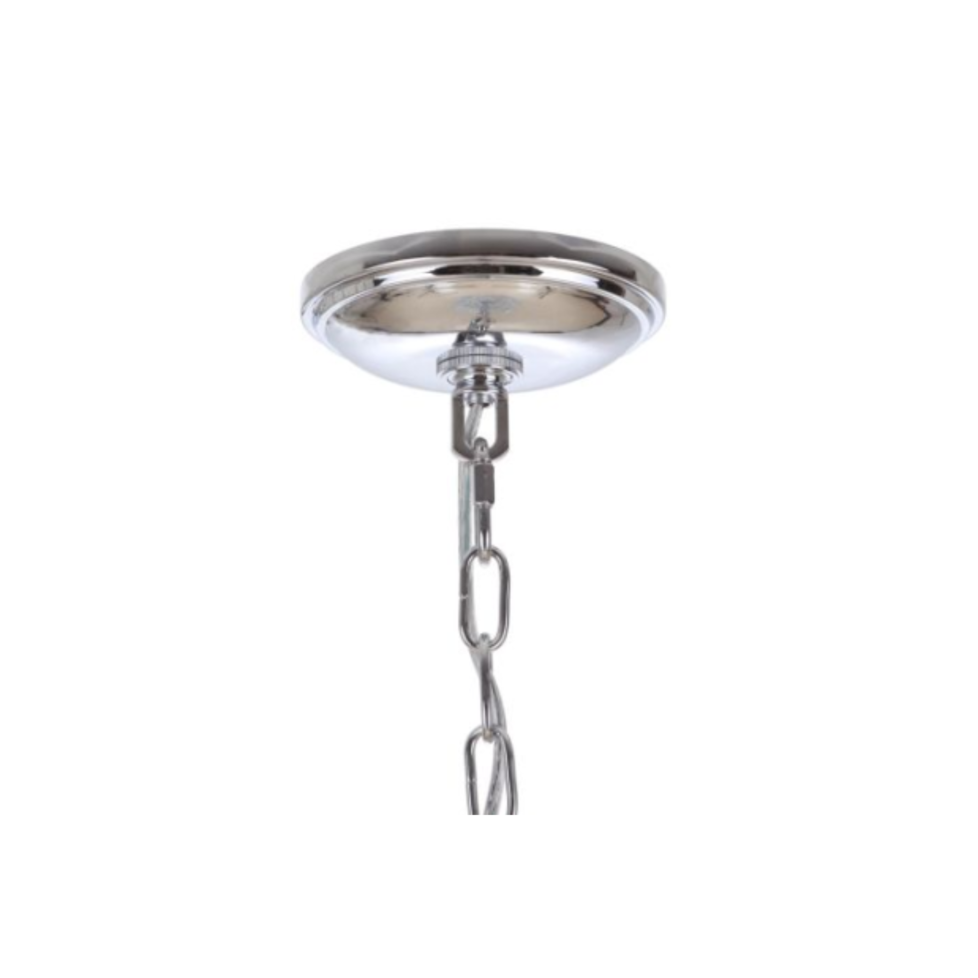 Craftmade Roxx 1-Light Large Chrome Pendant Light Fixture with Quartz Crystals - Elegant Dining Room, Kitchen Island, or Entryway Lighting