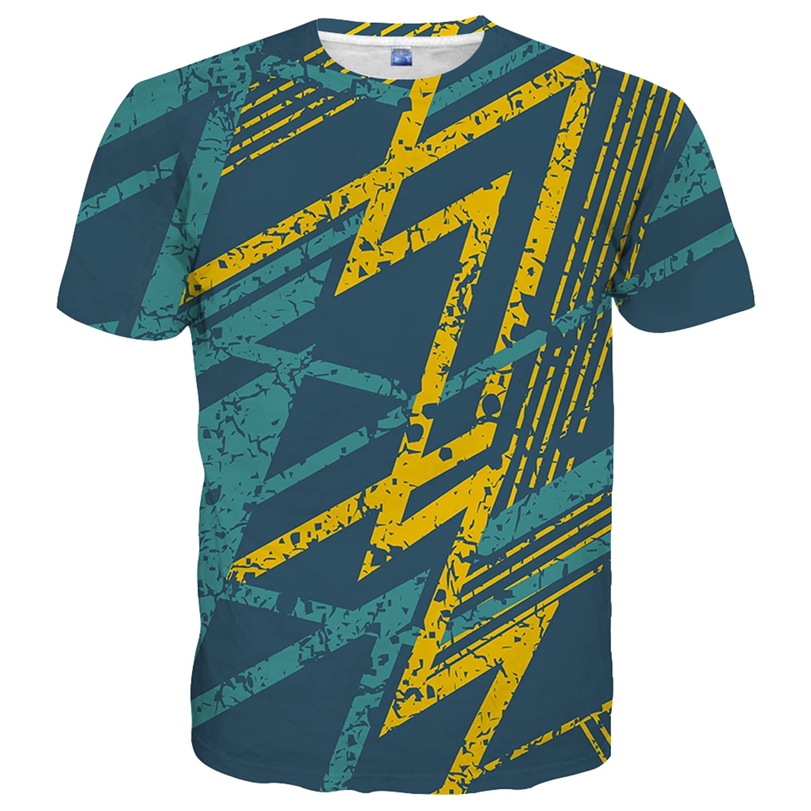 3D Graphic Print Unisex T-Shirts for Men & Women - Casual Short Sleeve Tee Shirts for Everyday Wear, Street Style & Summer Outfits