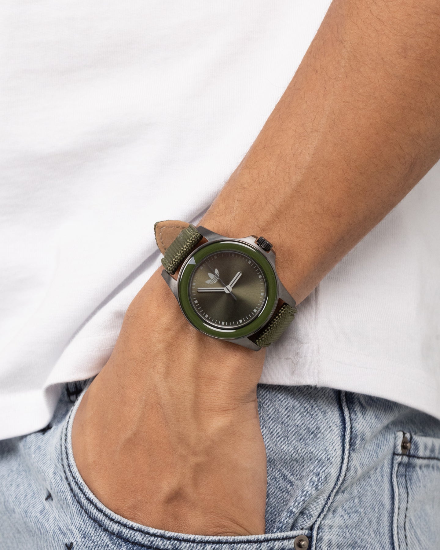 Adidas Expression One Watch - Gunmetal Stainless Steel Smartwatch for Men | Fitness Tracking & Waterproof Design | Perfect for Running, Gym & Outdoor Activities