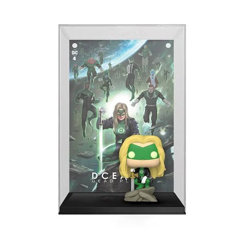 Green Lantern DCeased Pop! Vinyl Comic Cover Figure with Protective Case - Collectible Superhero Toy for Display & Gifts