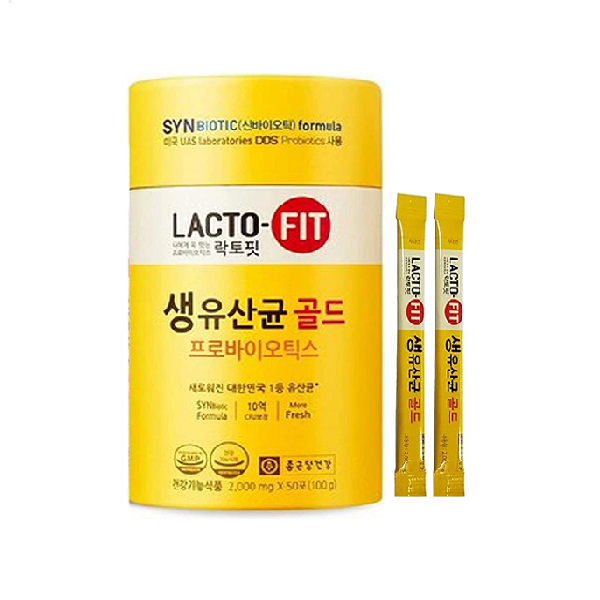 Lacto Fit Probiotics Gold - Premium Digestive Health Supplement for Gut & Immune Support | Ideal for Travel, Daily Wellness & Post-Antibiotic Recovery