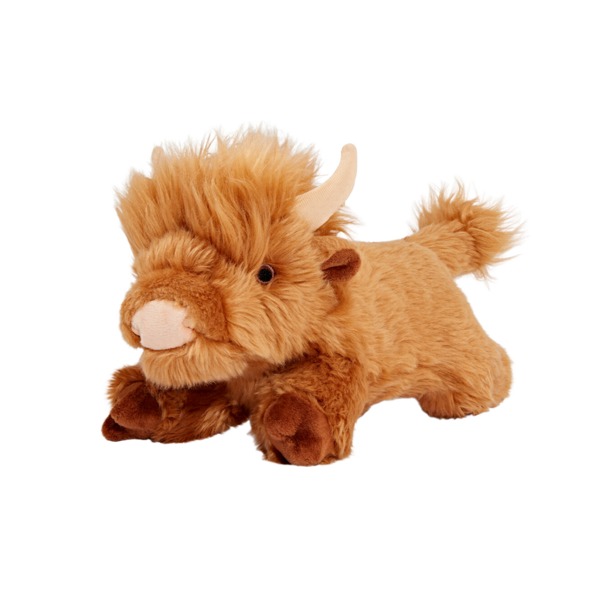 Fluff & Tuff Shaggy Cow Dog Toy - Durable Plush Chew Toy for Aggressive Chewers, Interactive Play & Training - Perfect for Indoor & Outdoor Fetch Games