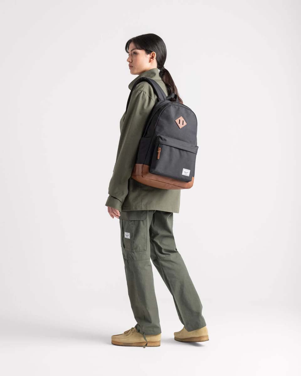 Herschel Heritage Backpack - Water-Resistant Laptop Backpack for Men & Women, Skipper Blue - Perfect for School, Travel & Everyday Use