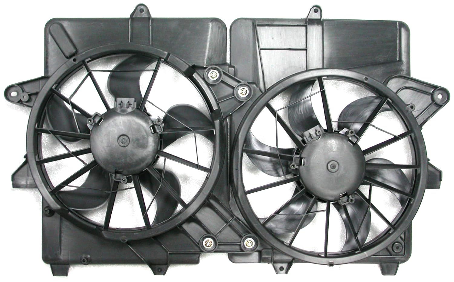 Agility Auto Parts 6018137 Dual Radiator and Condenser Fan Assembly - Compatible with Select Vehicle Models | Perfect for Cooling System Repairs & AC Maintenance in Your Garage or Auto Shop