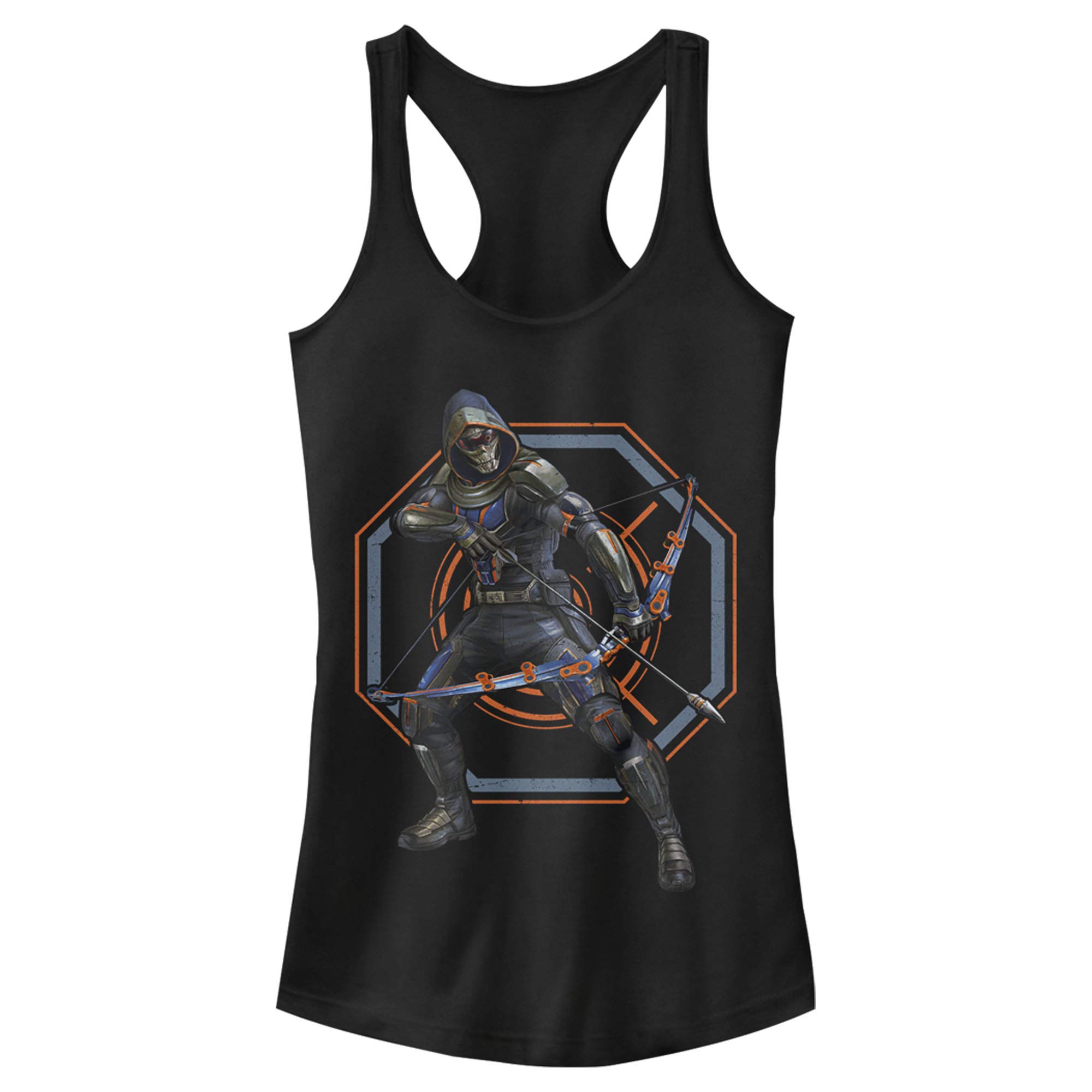 Marvel Black Widow Taskmaster Junior's Racerback Tank Top for Girls - Gym, Cosplay & Casual Wear