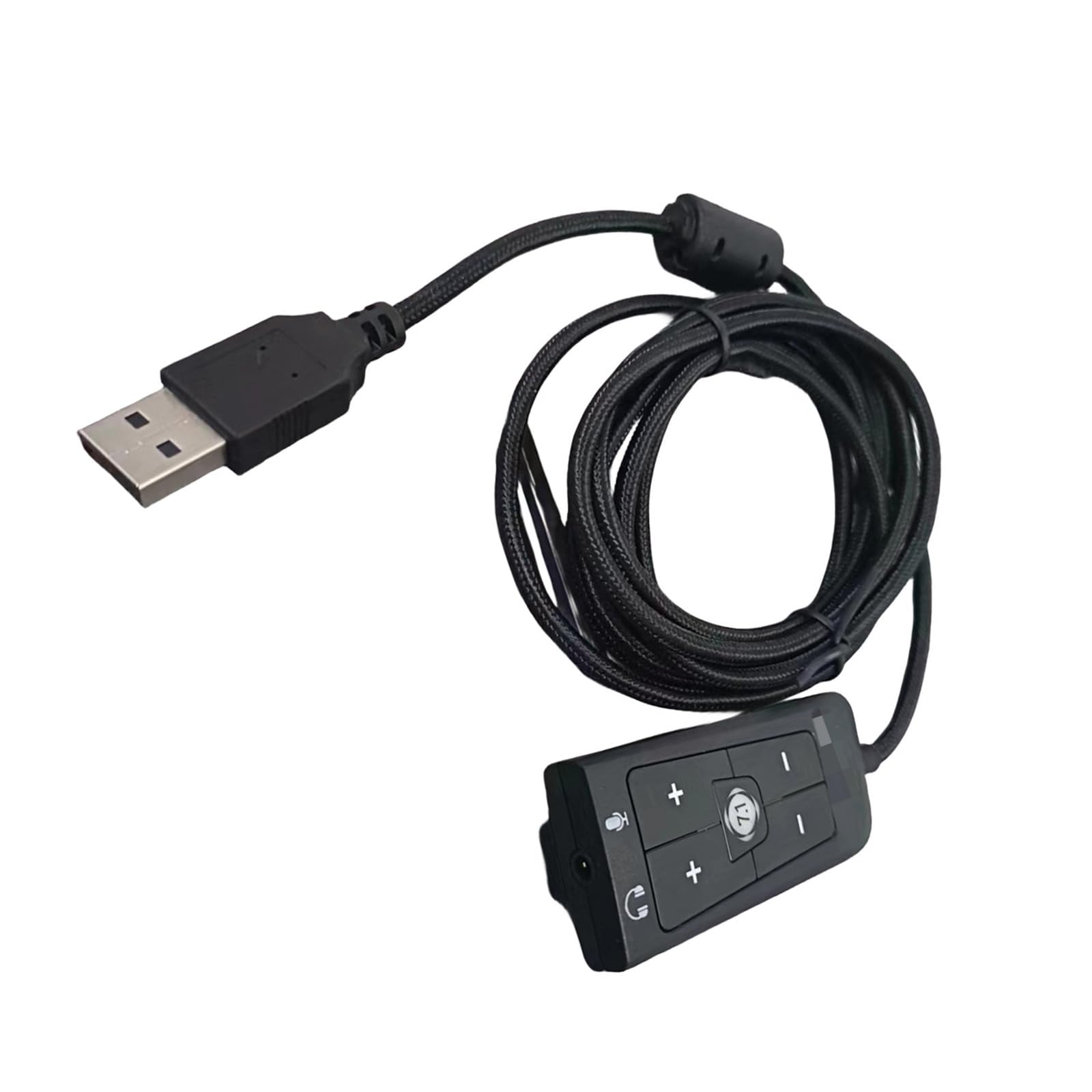 Premium USB External Sound Card Adapter with 3.5mm Jack - 7.1 Virtual Surround Sound for Cloud2 Headsets - Enhanced Audio for Gaming, Streaming & Conference Calls