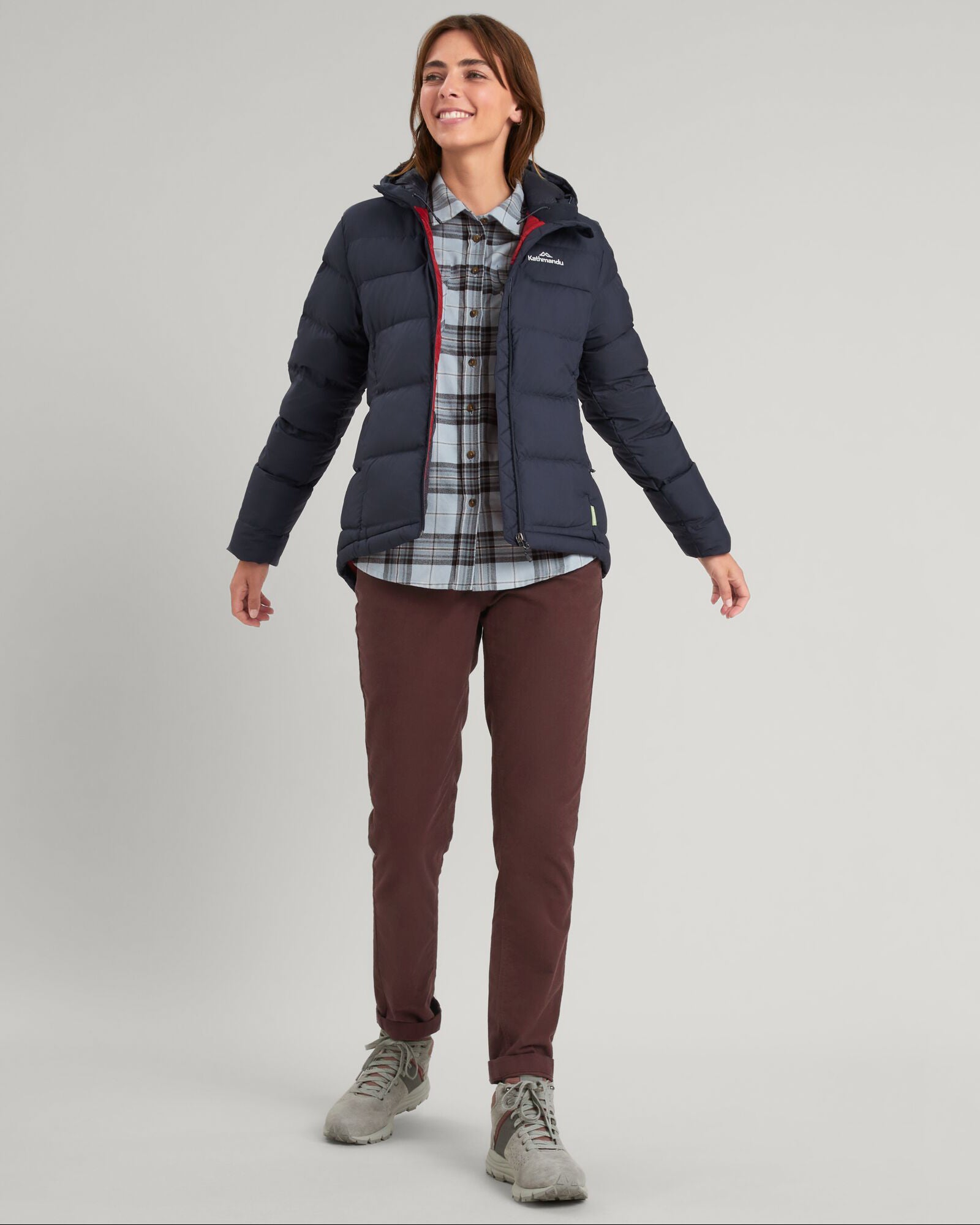 Women's Epiq Hooded Down Jacket - Waterproof Winter Coat, Lightweight Warm Puffer Jacket for Women (Midnight Navy) - Perfect for Skiing, Hiking & Cold Weather Outdoor Activities