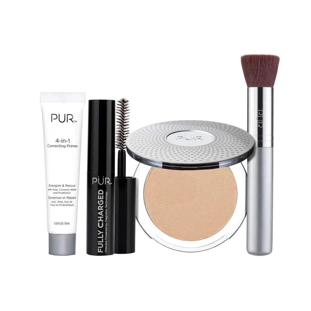 PÜR 5-Piece Start Now Makeup Set - Limited Edition Collection for Flawless Beauty | Perfect for Everyday Glam & Special Occasions