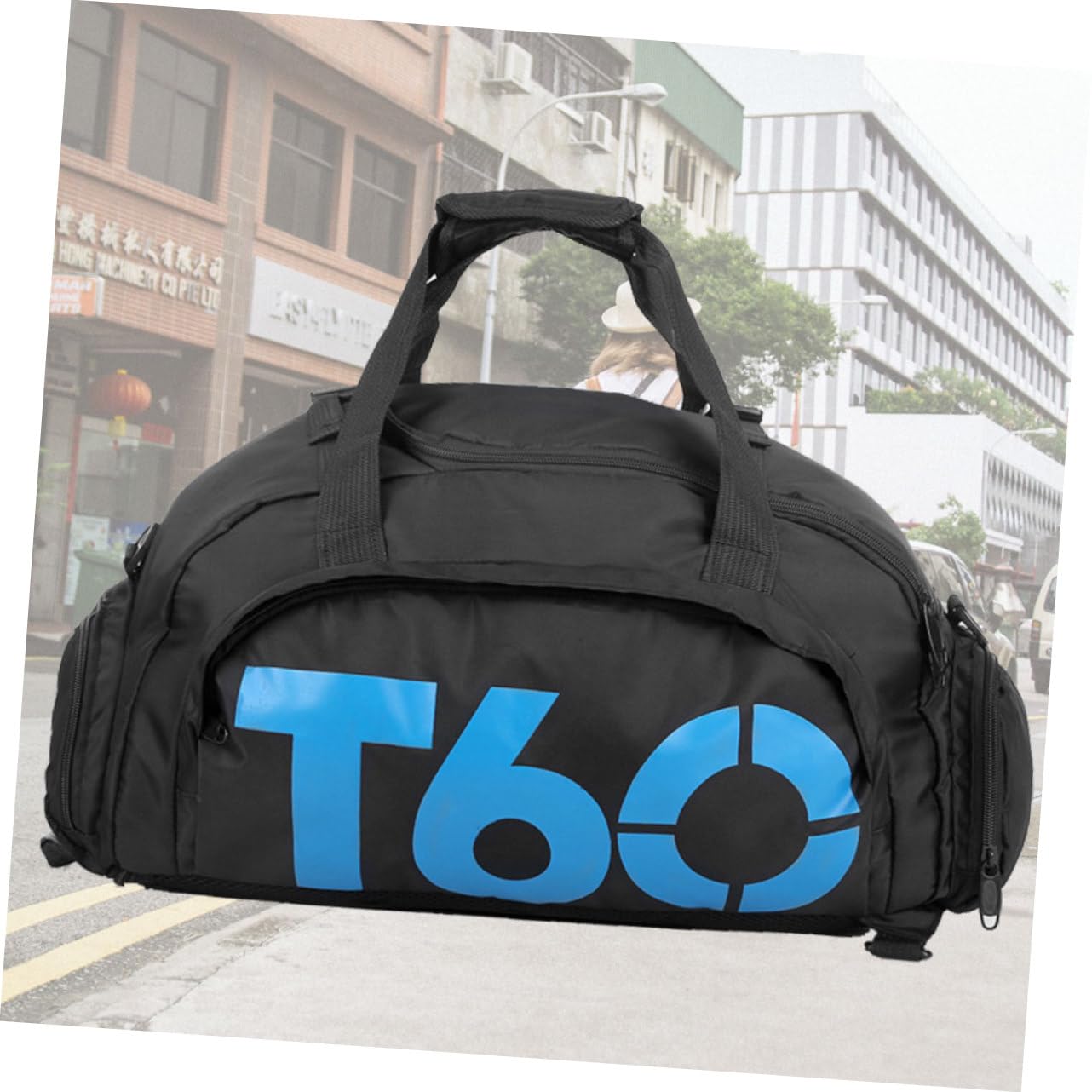 Premium MUSISALY Yoga Training Package Bag - Lightweight Gym Bag for Women & Men with Adjustable Shoulder Straps - Perfect for Yoga, Fitness, Travel & Workout Essentials