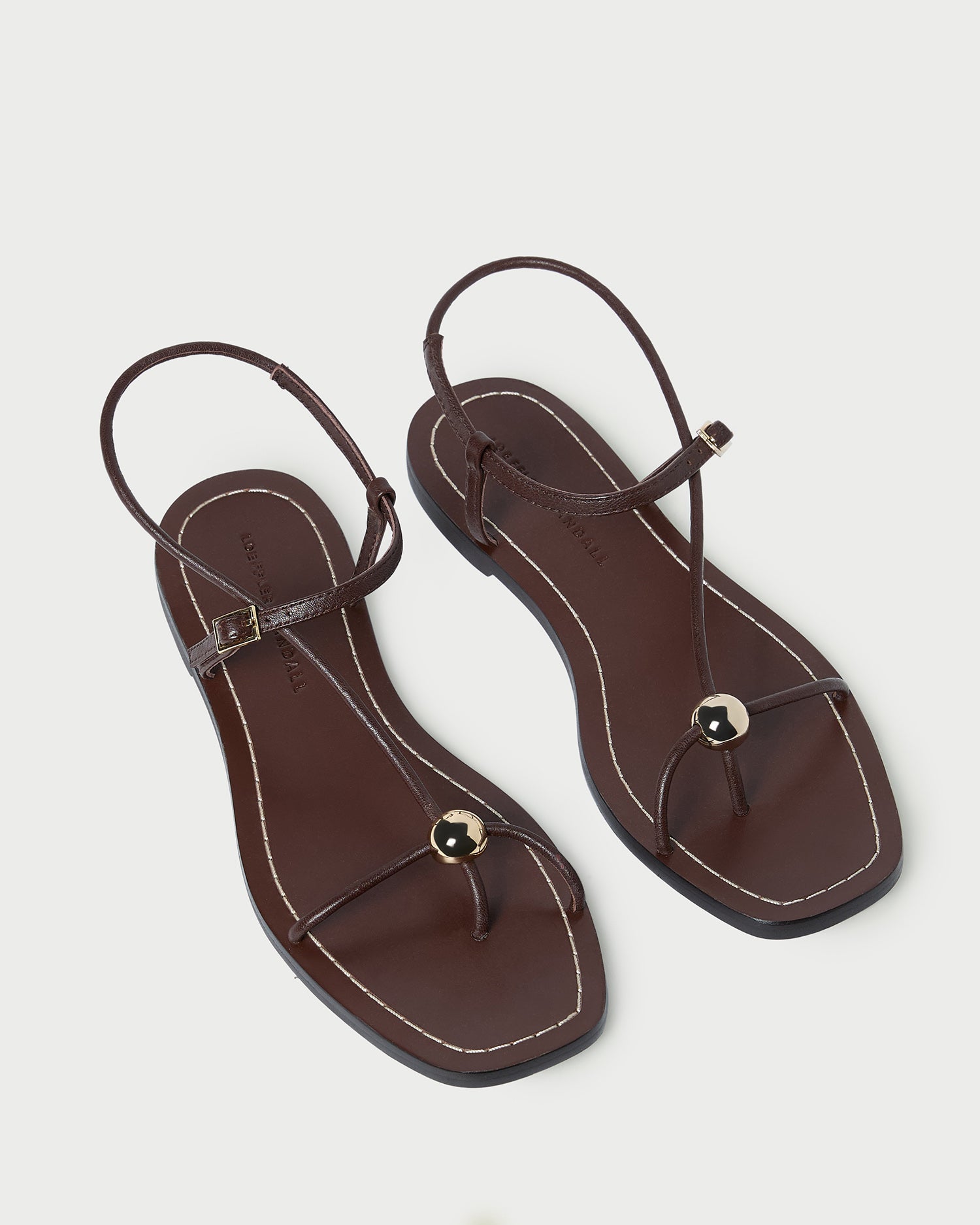 Lara Women's Espresso Brown Leather Sandals - Comfortable & Stylish for Summer, Beach, and Casual Outings
