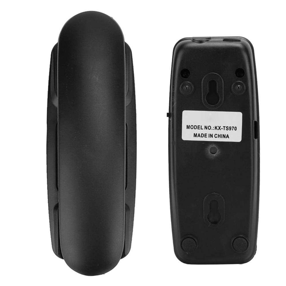 **Big Button Corded Landline Phone for Seniors - Desk & Wall Mount Wired Telephone with Last Number Redial - Clear Sound for Home, Office & Hotel Use**    *(Use Case: Perfect for elderly users, home offices, hotel lobbies, and businesses needing reliable wired communication with easy-to-see buttons.)*