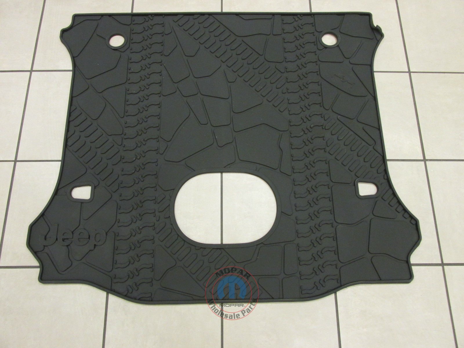 Mopar 82214404 Cargo Mat Kit - Durable All-Weather Floor Protection for Jeep Wrangler & Gladiator | Perfect for Off-Road Adventures & Daily Commutes