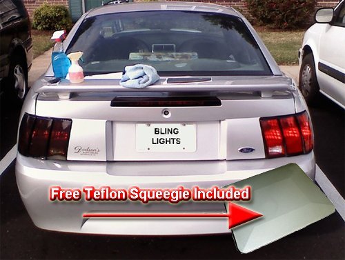 Smoke Tinted Taillight Vinyl Overlay Covers for Dodge Charger (2006-2023) - Easy DIY Installation, Waterproof Protection - Upgrade Your Car's Rear Lights for a Sleek Custom Look (Perfect for Night Driving & Car Shows)