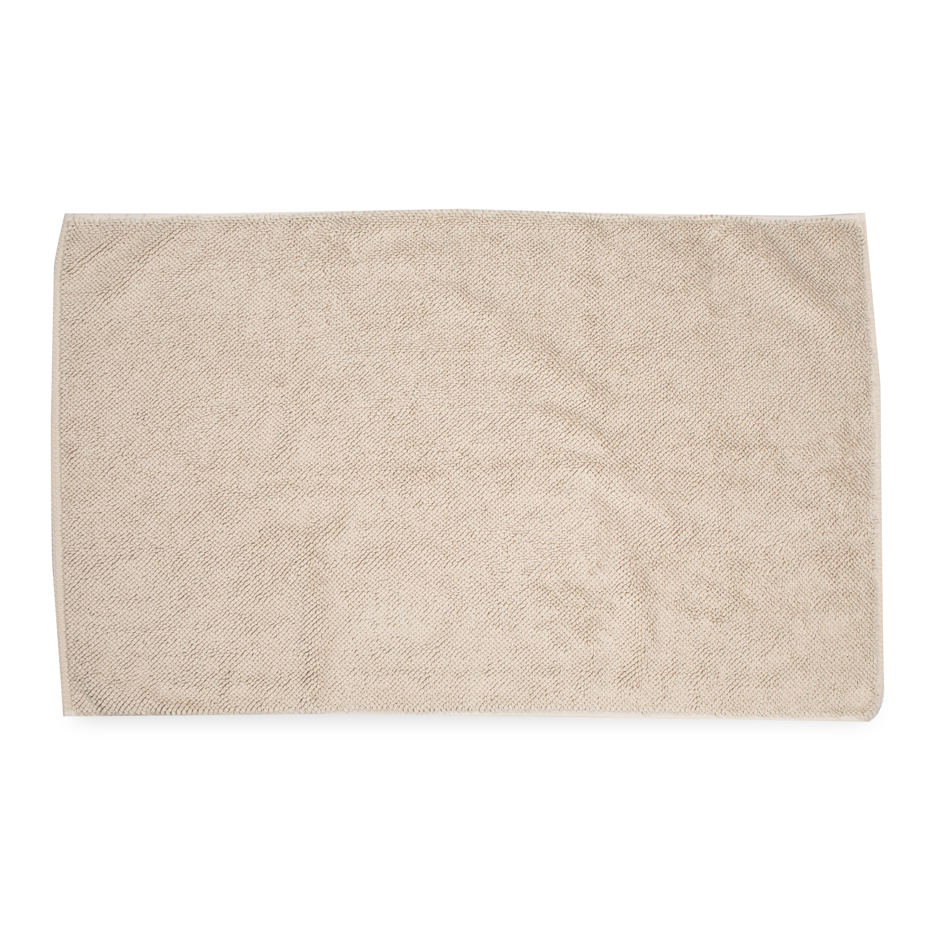 Soft and Absorbent Looped Cotton Bath Rug - Non-Slip Bathroom Mat for Shower, Tub, and Vanity Areas