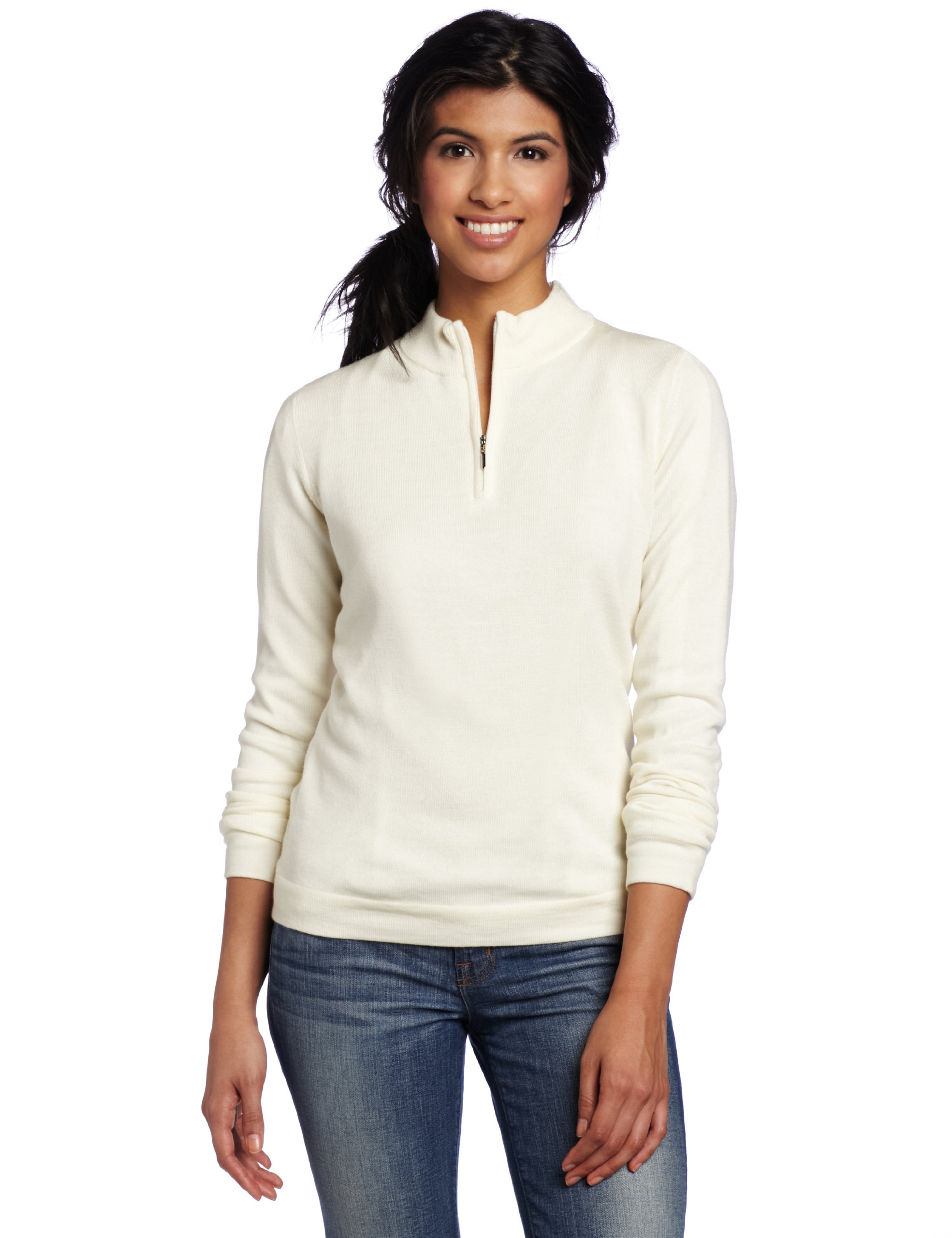Fairway & Greene Women's Merino Wool Long Sleeve Windbreaker Sweater - Warm & Stylish Layering for Outdoor Activities, Hiking & Casual Wear