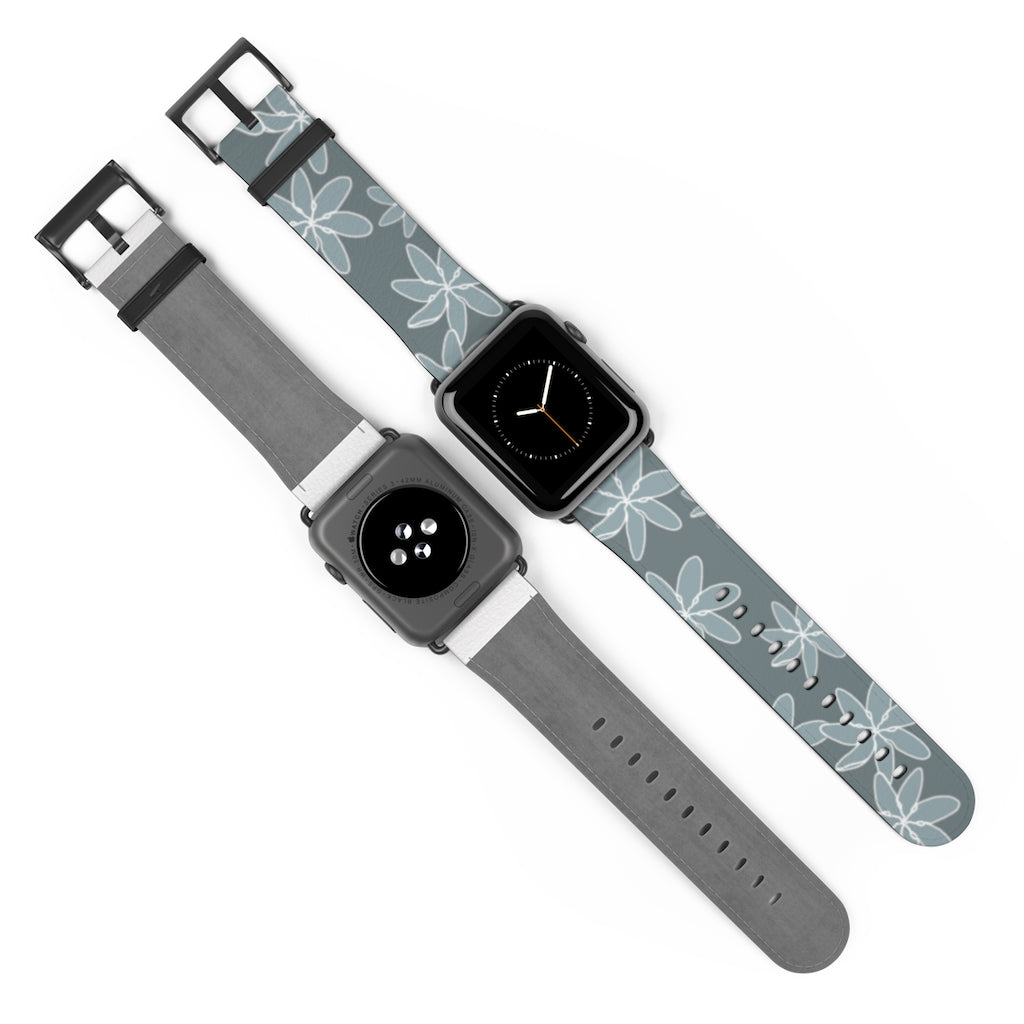 Tiare Polu Apple Watch Band - Premium Soft Silicone Replacement Strap for Apple Watch Series 8/7/6/5/4/3/SE - Comfortable & Durable Sport Loop for Workout, Running, Gym & Everyday Wear
