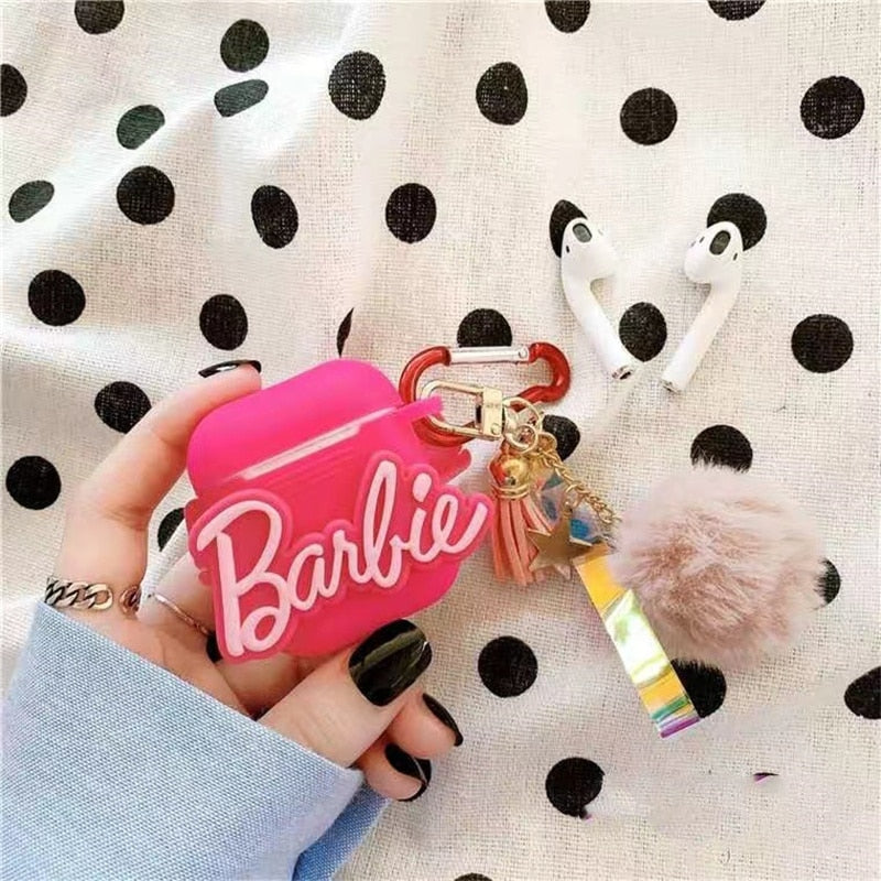 Barbie Lifestyle Headphone Cover for AirPods 1/2/3 - Cute Girls Fashion Phone Accessories, Earphone Protective Case with Anti-Lost Keychain - Perfect Gift for Kids, Teens & Women | Great for School, Travel & Daily Use