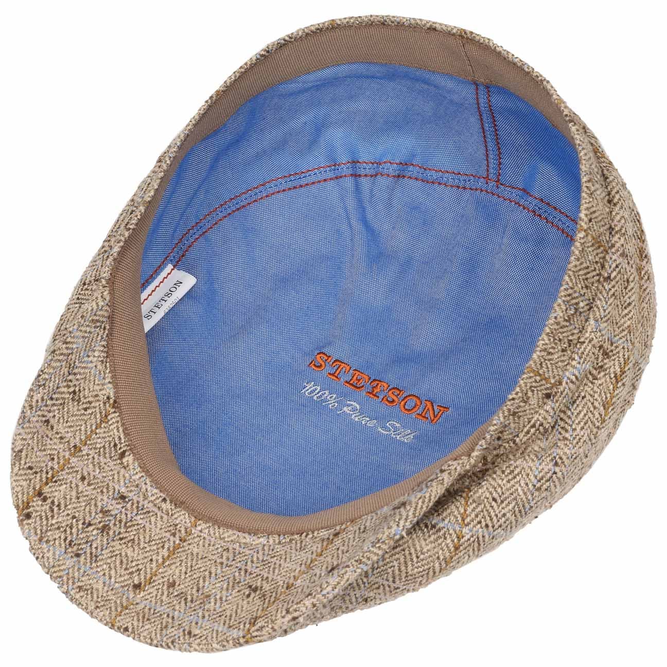 Stetson Belfast Silk Flat Cap for Men - Classic Irish Style Ivy Hat for Casual & Formal Wear - Perfect for Weddings, Golf, and Outdoor Events