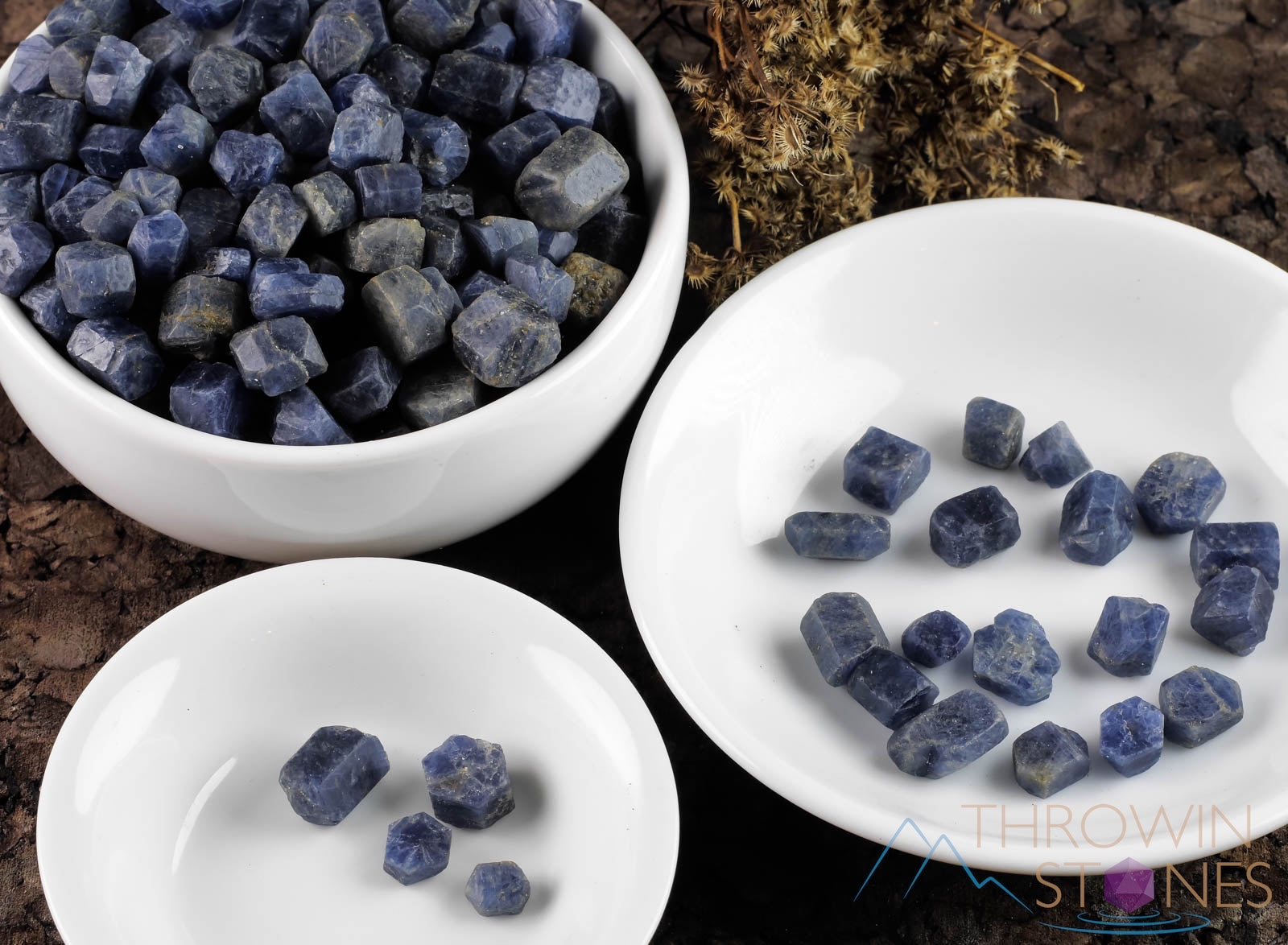 Natural Raw Blue Sapphire Crystal Chips - Small Gemstone Pieces for Jewelry Making, Birthstone Collection, Mineral Specimens (E1519) | Perfect for DIY Crafts, Healing Crystals & Mineral Displays