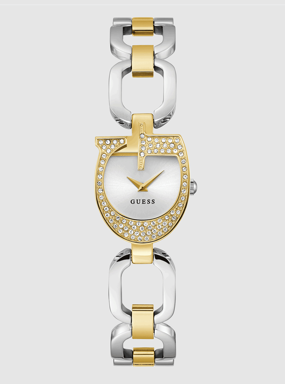 Luxury GIA Certified Gold & Silver Crystal Watch for Women - Elegant Dress Watch for Parties, Weddings & Formal Events