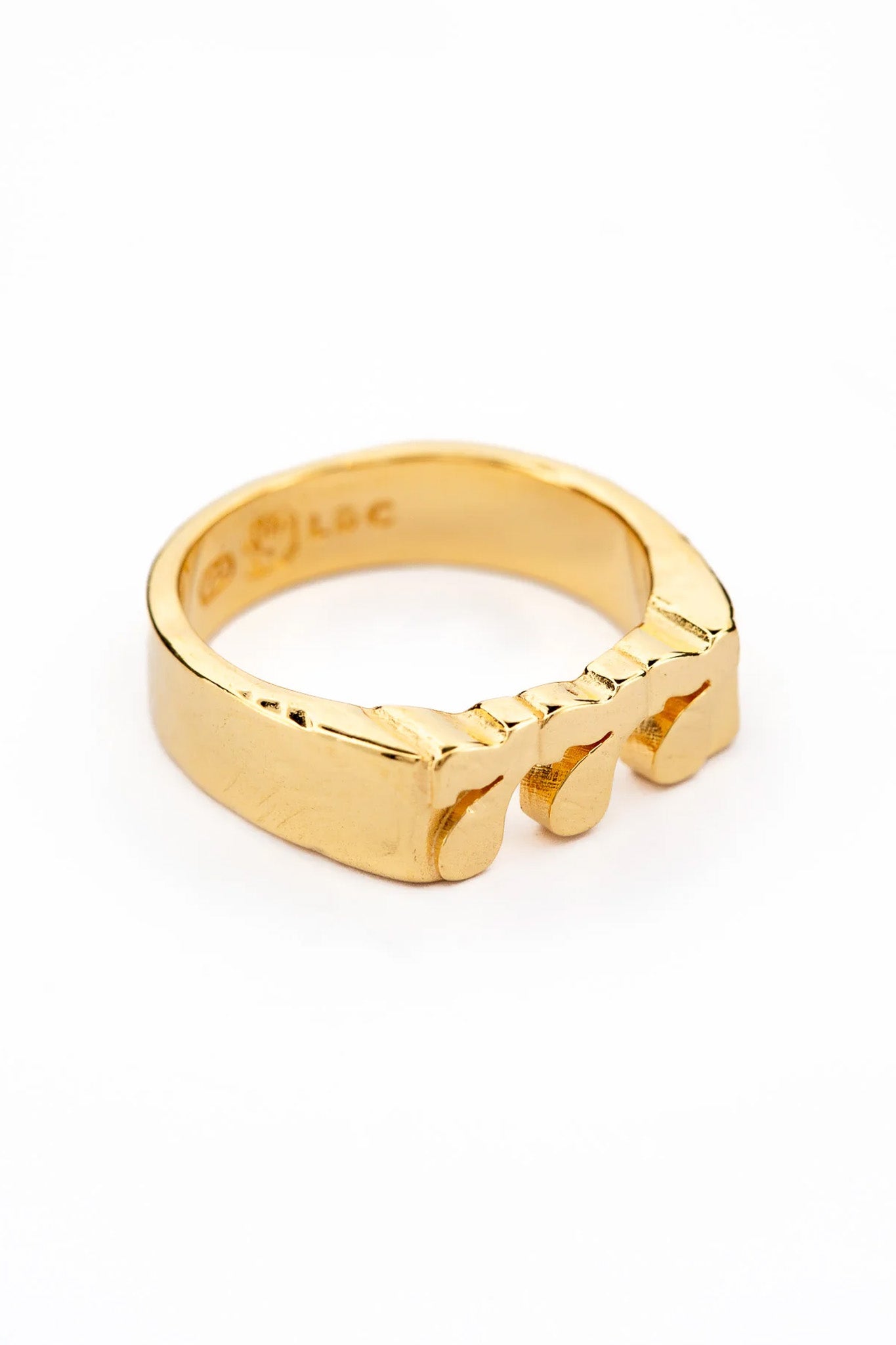 Lucky 7's Signet Ring in Gold - Elegant Jewelry for Men & Women | Perfect for Gifts, Weddings & Everyday Wear
