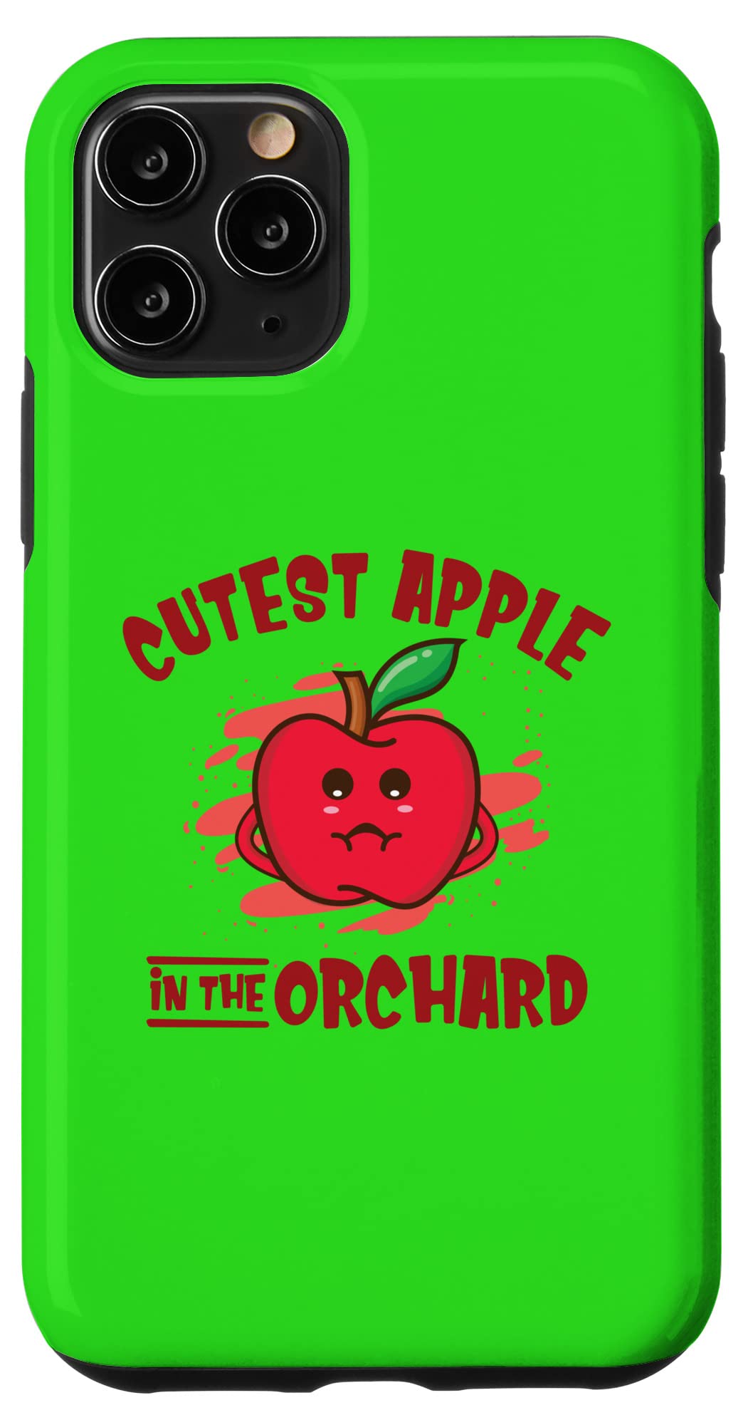 iPhone 11 Pro Cute Apple Orchard Fruit Case - Durable Protective Phone Cover for iPhone 11 Pro - Perfect for Fall Harvest Season, Farm Visits & Fruit-Themed Parties