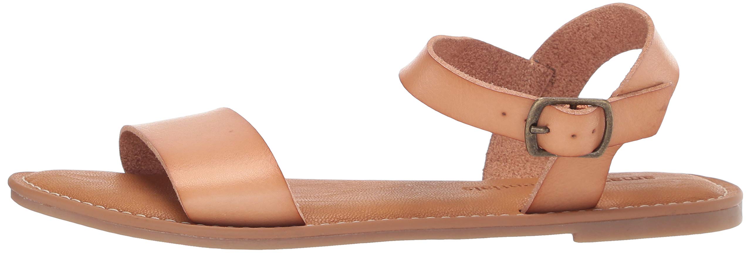 Amazon Essentials Women's Two Strap Buckle Sandals - Comfortable Casual Summer Shoes for Walking, Beach, and Outdoor Activities