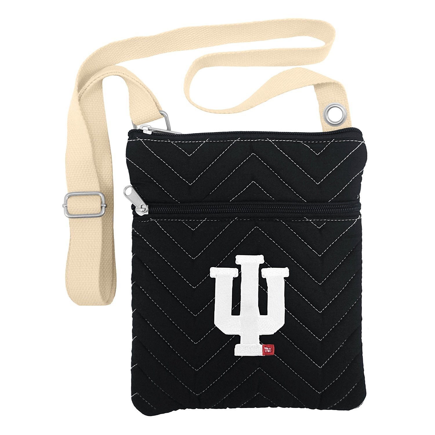 NCAA Chev-Stitch Crossbody Bag for Women - Stylish Shoulder Purse for College Sports Fans, Game Day & Casual Outings