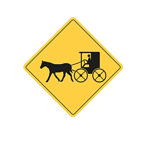 EW Designs Warning Carriage Crossing Vinyl Decal - 5