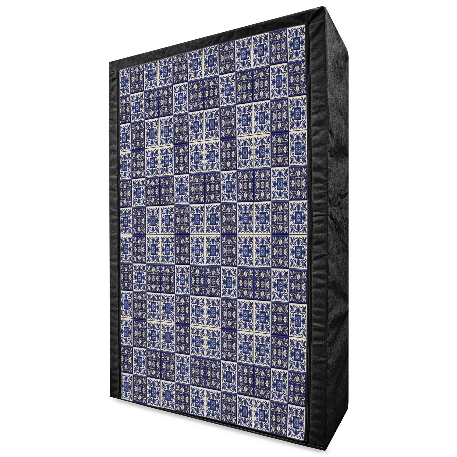 Ambesonne Moroccan Portable Fabric Wardrobe with Floral Pattern - 42.5