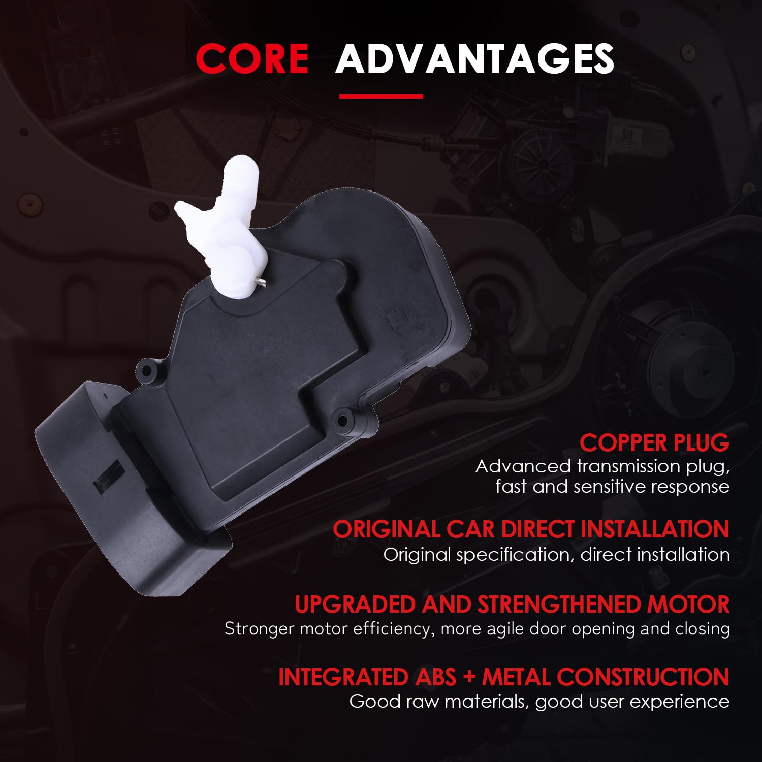 Toyota Door Lock Actuator Replacement - Front Left Side Compatible with 1995-2005 Avalon, Sequoia, Solara & Tundra Models (Part# 746-638) - Easy DIY Installation for Secure Vehicle Access