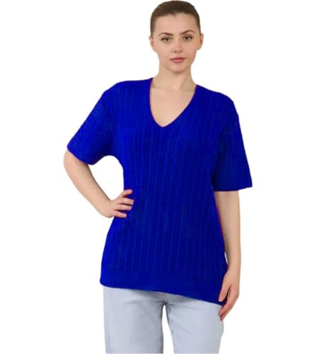 Royal Blue V Neck