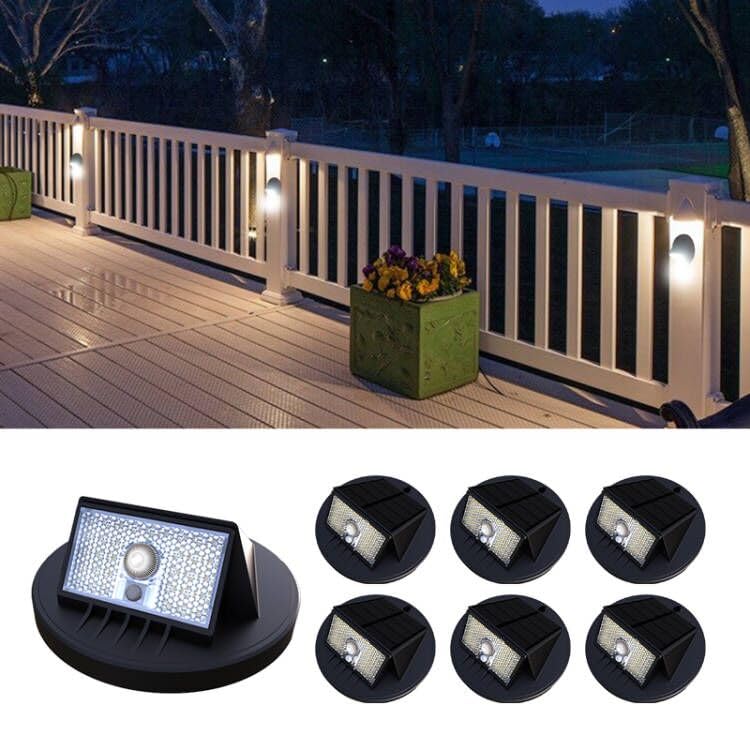 33LED Solar Motion Sensor Wall Lights - IP65 Waterproof Outdoor Security Lighting with 3 Modes | Solar Powered Fence & House Lights (1 Pack, White LED) | Perfect for Driveway, Garden, Patio & Backyard Safety