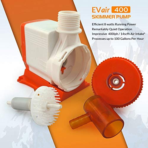 IceCap K1-100 Protein Skimmer for Saltwater Aquariums - Efficient Marine Tank Filtration System for Reef & Fish Tanks - Perfect for Home & Office Aquarium Maintenance