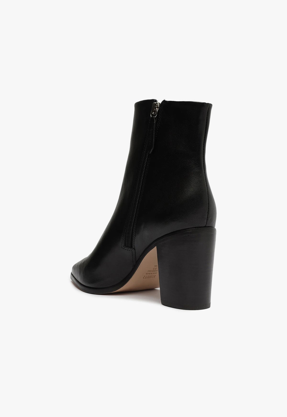Magali Block Heel Leather Ankle Boots for Women - Stylish & Comfortable Chunky Heel Booties for Fall & Winter Outfits | Perfect for Office, Date Night & Casual Wear