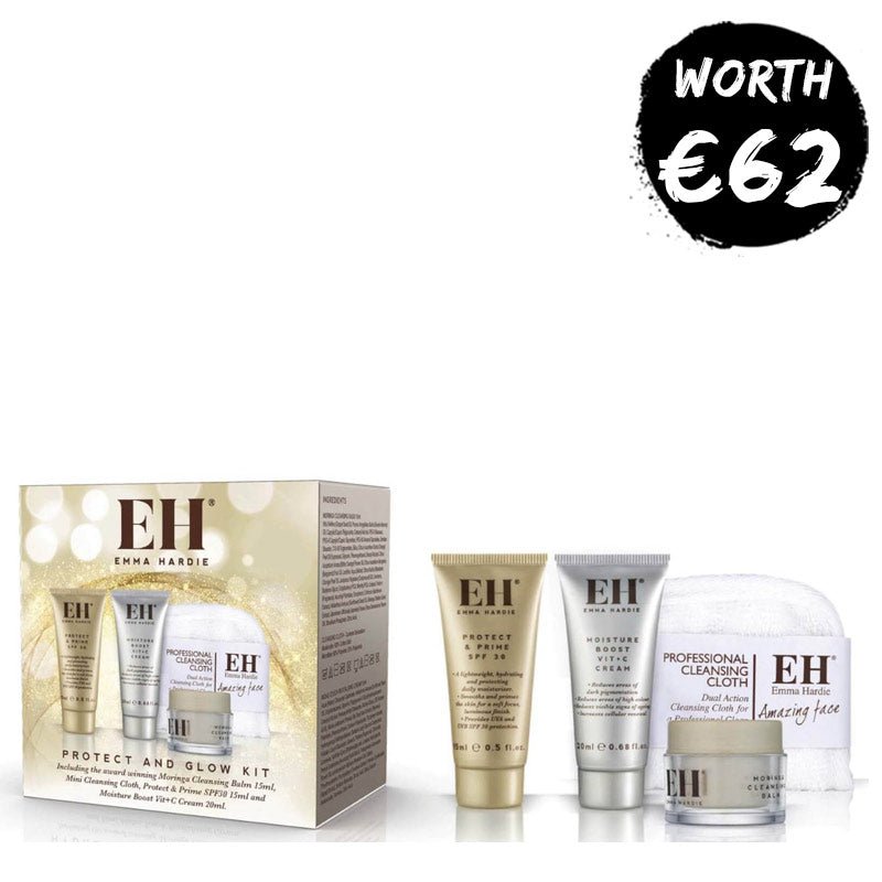 Emma Hardie Protect & Glow Kit - Free Gift with Purchase | Skincare Set for Radiant & Youthful Skin | Perfect for Daily Skincare Routine & Travel