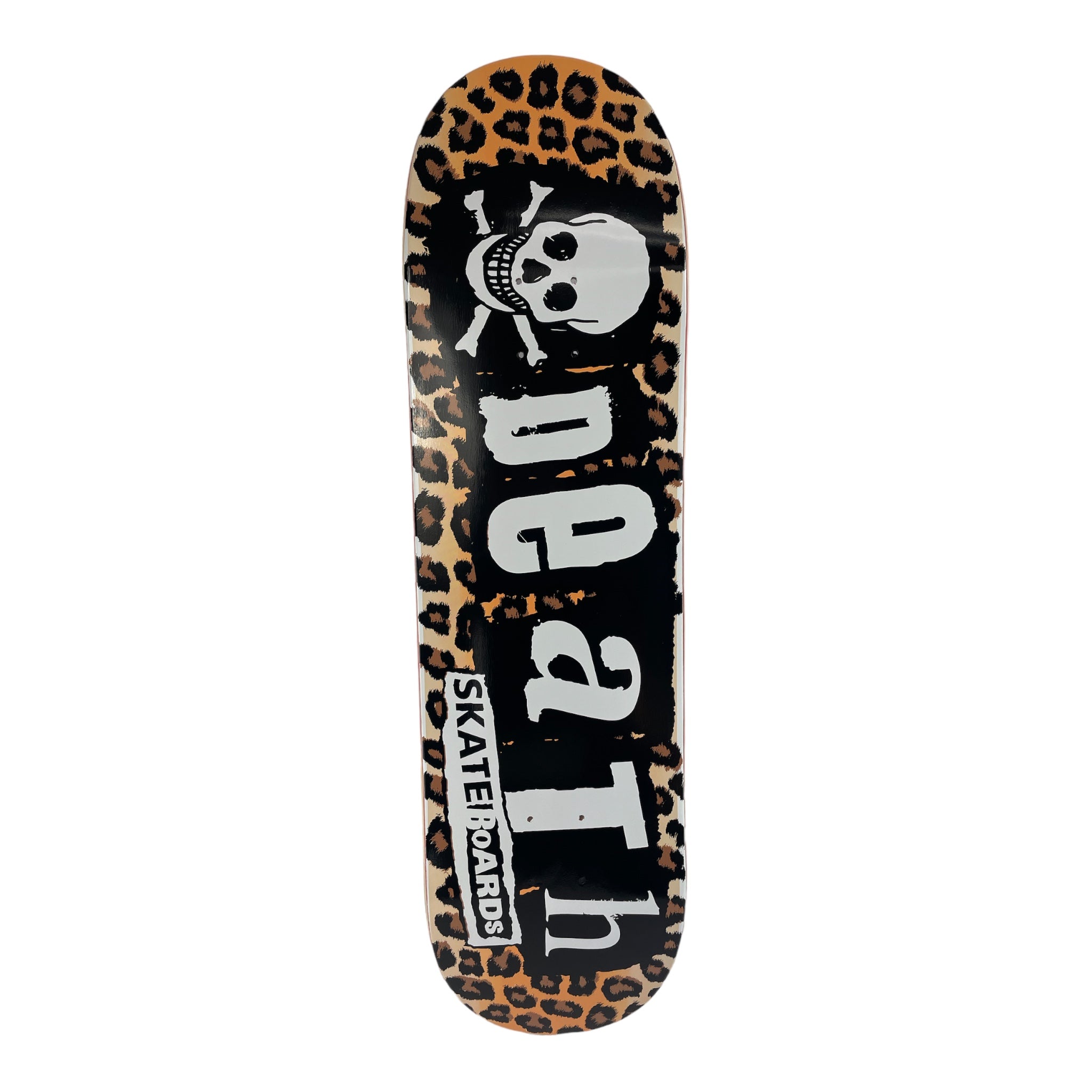 Leopard Punk Death Skateboard - Custom Size Selection for Street & Park Skating | High-Performance Deck for Skaters