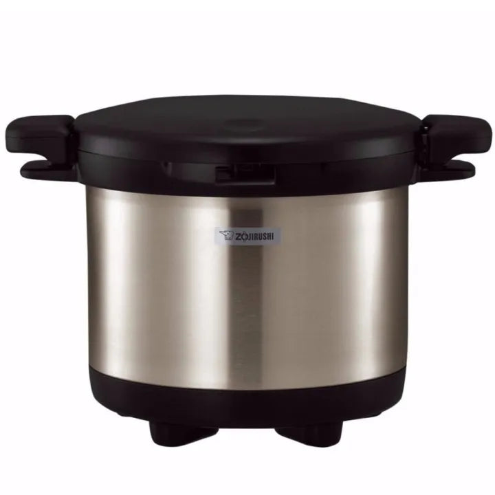 SN XAE80 8L Thermal Insulated Cooking Pot - Portable Slow Cooker for Camping, Picnics & Home Meal Prep - Stainless Steel Vacuum Food Container