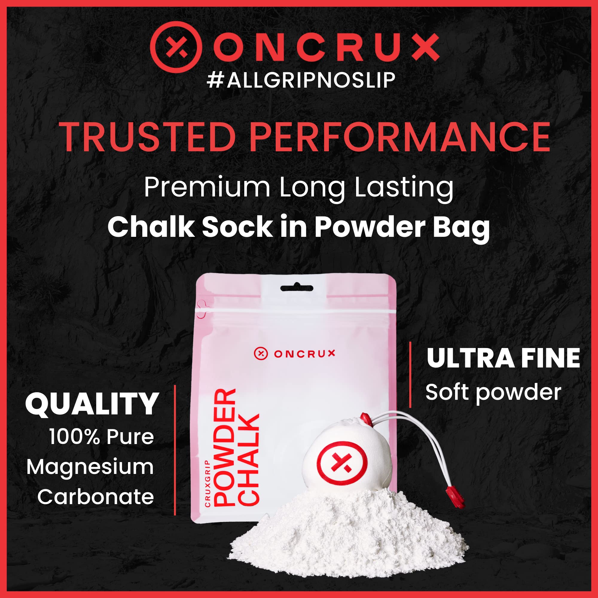 Premium Refillable Chalk Ball 2 oz - USA Made Grip Enhancer for Weightlifting, Rock Climbing, Gymnastics & Disc Golf | Ideal for Gym, Outdoor Sports & Training Sessions