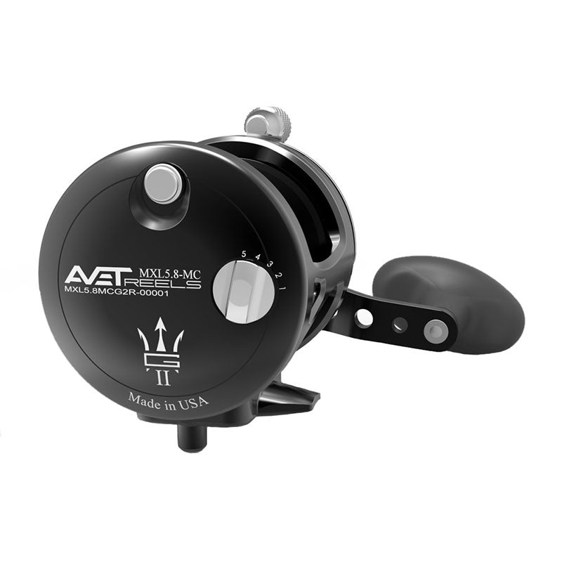 Avet G2 MXL 5.8 Magic Cast Fishing Reel - Saltwater & Freshwater Spinning Reel for Surf, Pier & Boat Fishing | High Speed 5.8:1 Gear Ratio | Lightweight Aluminum Frame