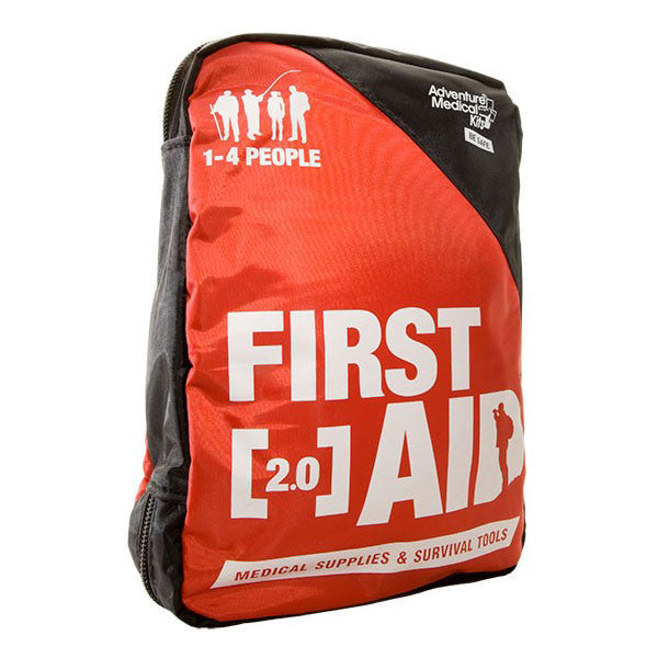 Adventure First Aid Kit 2.0 - Compact Emergency Medical Supplies for Hiking, Camping & Outdoor Survival - Essential Safety Gear for Travel & Backpacking